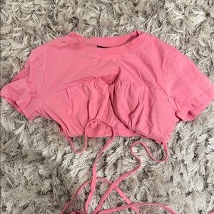 Jacquemus Pink Crop Top